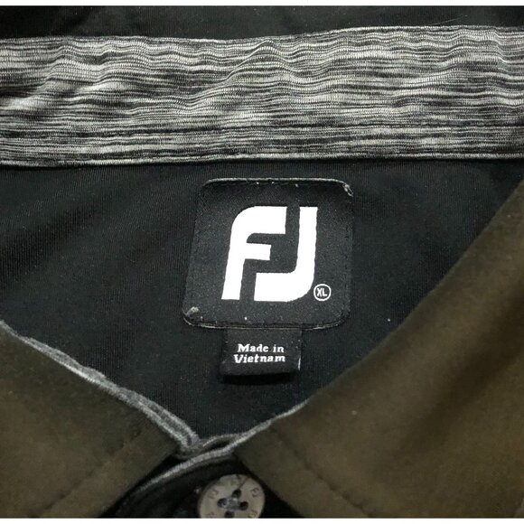 FootJoy FJ Golf Performance Polo Mens Large Brown Purple Gray - Picture 2 of 6